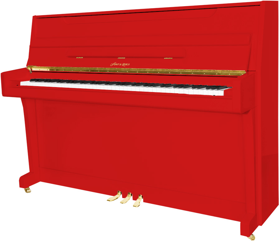 Piano rojo